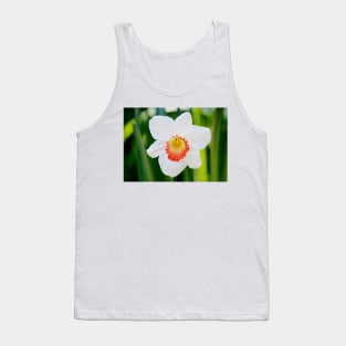 White Daffodil Tank Top